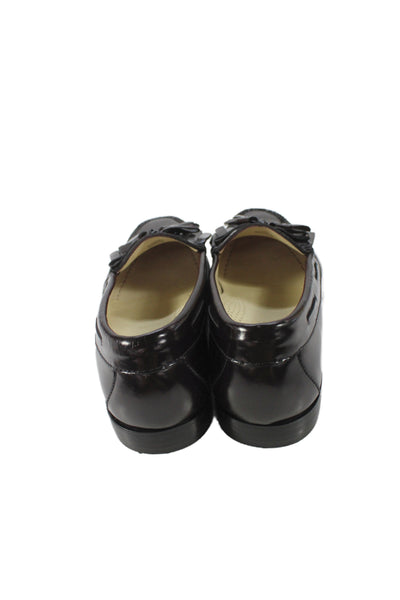 Cole Haan Mens Leather Slip On Dress Shoes Brown Size 9.5
