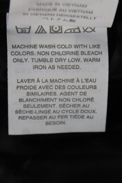 J Crew Womens Black Straight Pencil Skirt Zip Knee Length Size 10