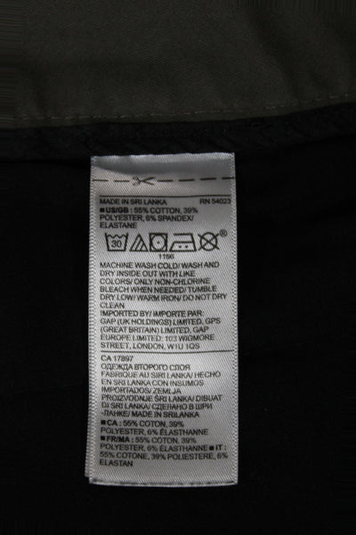 Banana Republic Men Cargo Pants Green Button Fly 30 Inseam Size 31
