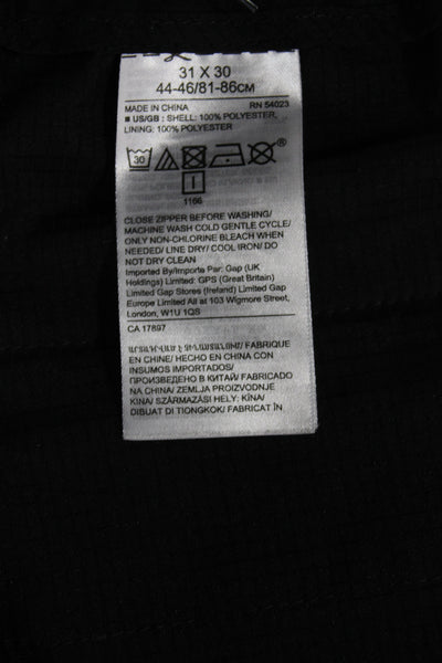 Banana Republic Mens Chino Pants Black Drawstring Size 31