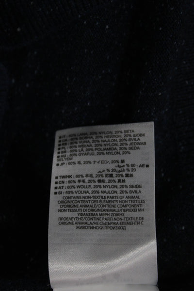 Banana Republic Mens Blue Wool Pullover Sweater Crewneck Long Sleeve Size S
