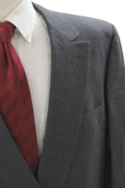 Gianni Versace Women Wool Gray Blazer Size 44