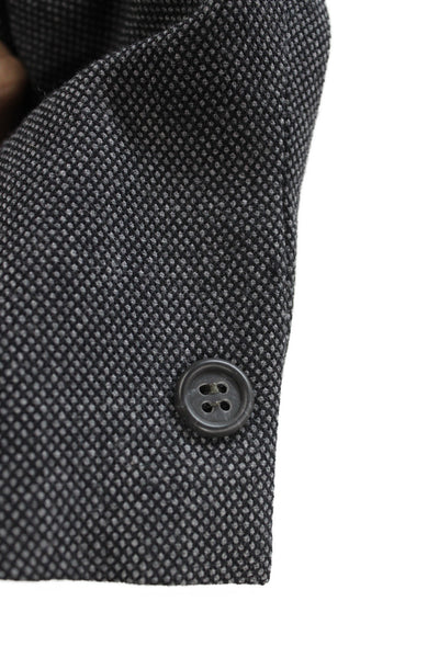 Gianni Versace Women Wool Gray Blazer Size 44