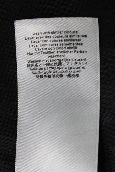 Karl Lagerfeld Kids Girls Long Sleeve Front Zip Logo Hooded Jacket Black Size 12