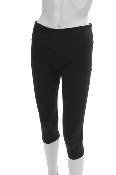 Lululemon Women Capri Leggings Black Athleisure Pull On Size 8