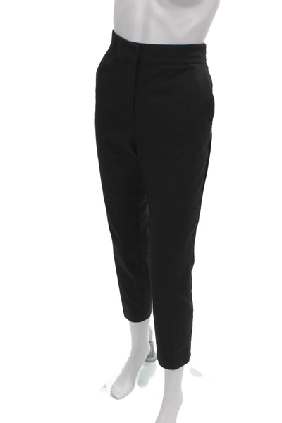 Wilfred Womens Black Dress Pants 100% Polyester Zip Closure Size 4