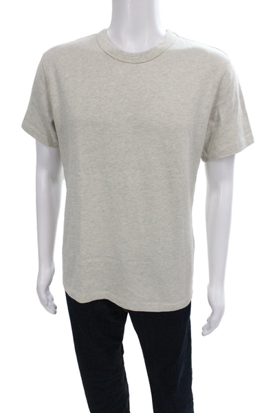 Buck Mason Mens Basic Gray Cotton Crew Neck Short Sleeve T-Shirt Size M
