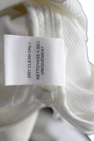 Joie Women White Culottes Zip Waist 98% Cotton Size XS