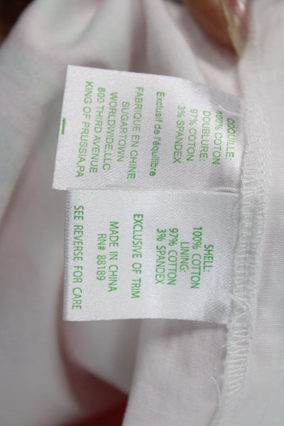 Lilly Pulitzer Womens Mini Green Animal Print Flamingo Cotton Skirt Size 0