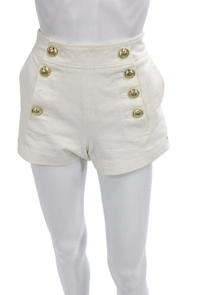 Derek Lam 10 Crosby Womens White Sailor Shorts Size 0