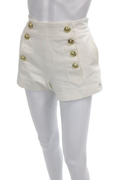Derek Lam 10 Crosby Womens White Sailor Shorts Size 0