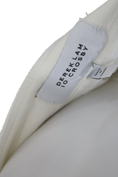 Derek Lam 10 Crosby Womens White Sailor Shorts Size 0