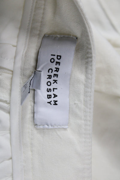 Derek Lam 10 Crosby Womens White Sailor Shorts Size 0