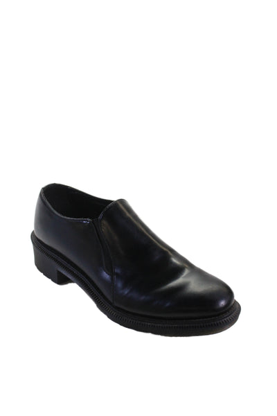 Dr. Martens Mens Leather Rosyna Double Gusset Shoes Black Size 10