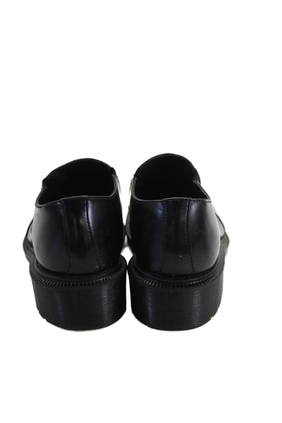 Dr. Martens Mens Leather Rosyna Double Gusset Shoes Black Size 10