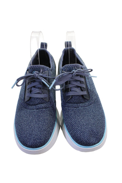 Cole Haan Womens Knit Lightweight Grandsport Journey Sneakers Blue Size 9.5