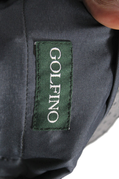 Golfino Women Dress Pants Gray Polka Dot Size 6