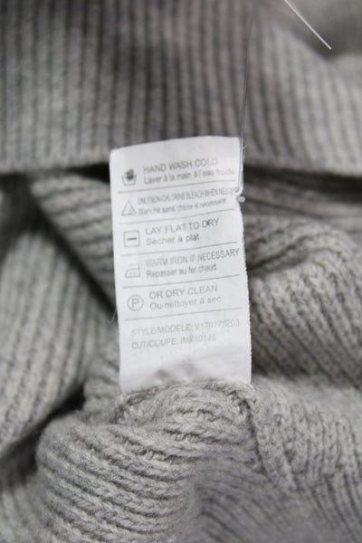 Vince Women Gray Wool Cowl Neck Pullover Sweater Long Sleeve Size S
