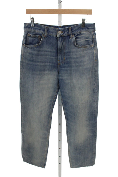 Zara Women Blue Straight High Rise Jeans Size 8