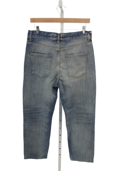 Zara Women Blue Straight High Rise Jeans Size 8