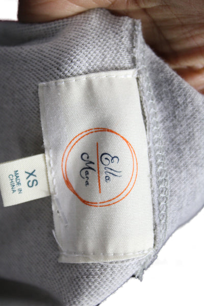 Ella Mara Women Gray V-Neck Button Cardigan Long Sleeve Tencel Size XS