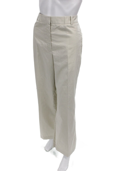 Brooks Brothers Women Chino Pants Beige Button Solid Size 12