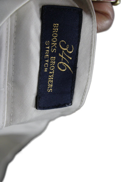 Brooks Brothers Women Chino Pants Beige Button Solid Size 12