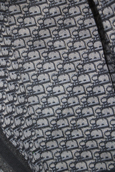 Christian Dior Womens Oblique Canvas Large Book Tote Bag Navy