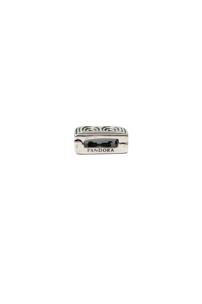 Pandora Womens 925 Silver Reflexions Slider Initial B + Star Charms 4.8g