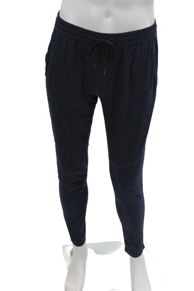 Outdoor Voices Mens Blue Flecked Sweatsuit Pullover Long Sleeve Size M