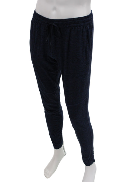Outdoor Voices Mens Blue Flecked Sweatsuit Pullover Long Sleeve Size M