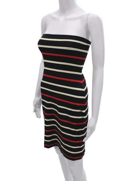 Searle Women Bodycon Black Off Shoulder Mini Dress Sleeveless Size S