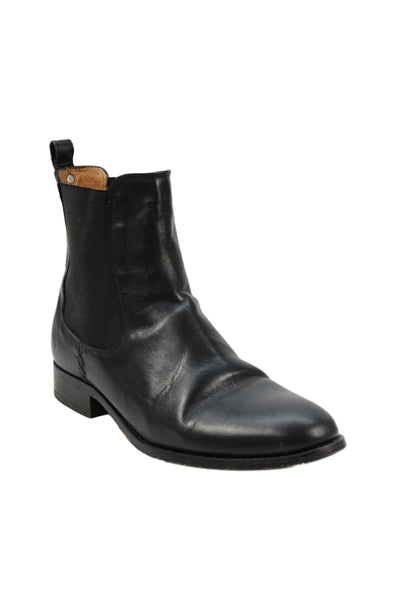 Frye Womens Leather Melissa Chelsea Pull-On Boots Black Size 9.5