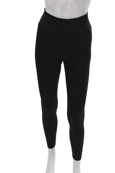 Nike Womens Ankle Leggings Black Athleisure Solid Polyester Size S