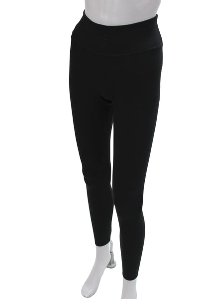 Nike Womens Ankle Leggings Black Athleisure Solid Polyester Size S