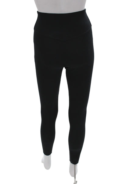 Nike Womens Ankle Leggings Black Athleisure Solid Polyester Size S