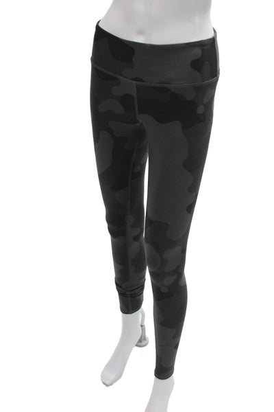 Alo Womens Ankle Leggings Black Camo Size XS