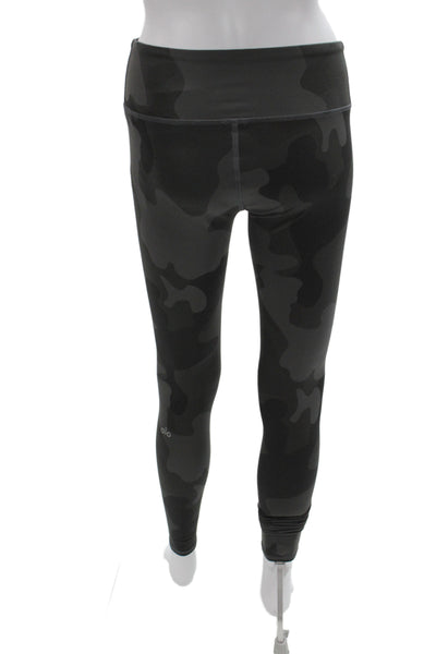 Alo Womens Ankle Leggings Black Camo Size XS