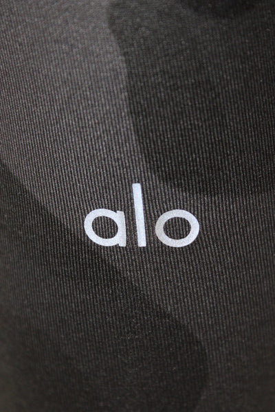 Alo Womens Ankle Leggings Black Camo Size XS