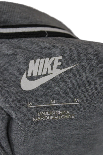 Nike Womens Athleisure Basic Sleeveless Crew Neck Gray Modal Tank Size M