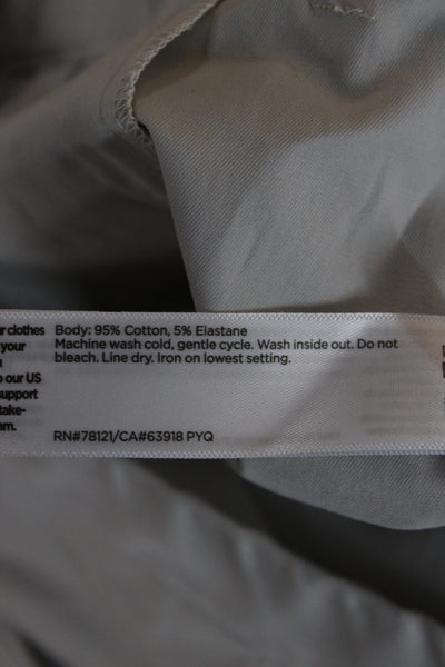 Eileen Fisher Women Chino Pants Beige Cotton Size 2X