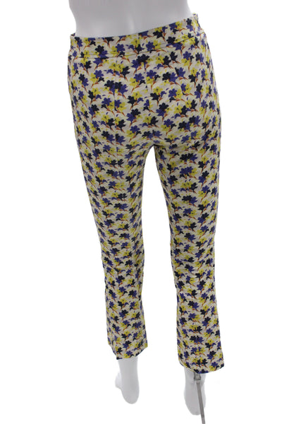Sharis Place Women Multicolor Floral Ankle Pants Size 38