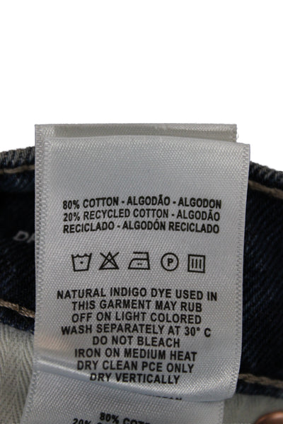 DL1961 Women Straight Mid Rise Blue Jeans Size 26