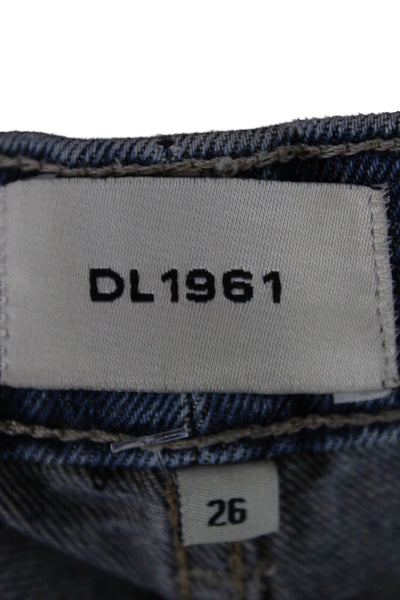 DL1961 Women Straight Mid Rise Blue Jeans Size 26