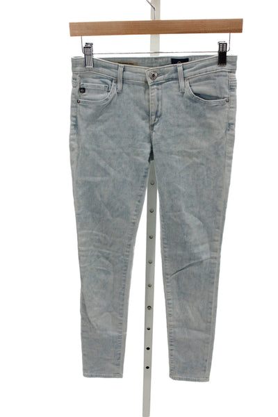 AG Adriano Goldschmied Women Ankle Blue Mid Rise Jeans Size 26