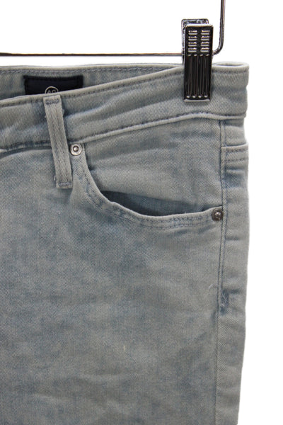 AG Adriano Goldschmied Women Ankle Blue Mid Rise Jeans Size 26