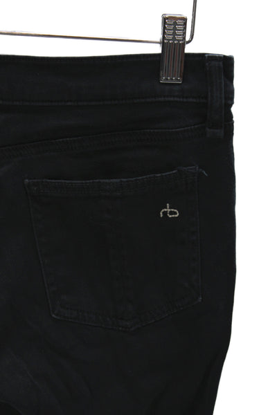 Rag & Bone Jean Womens Skinny Black Jeans Size 26
