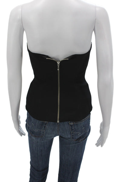 Nicholas Womens Black V-Neck Basic Tank Size 2