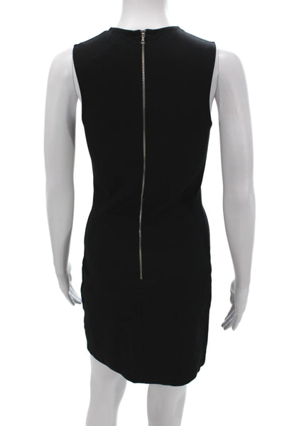 Markus Lupfer Women Bodycon Sleeveless Embellished Black Dress Size M