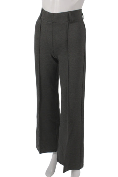 Quince Women Gray Dress Pants 67% Rayon Pull On Inseam 30 Size S